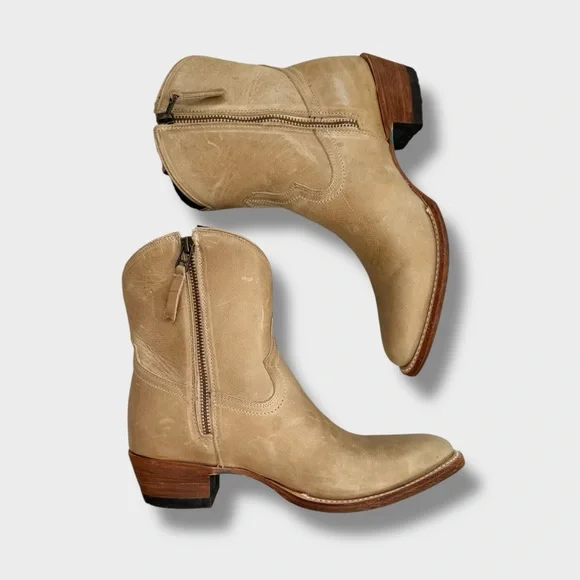 Lane The Plain Jane Bootie in Butterscotch - Picture 5 of 10